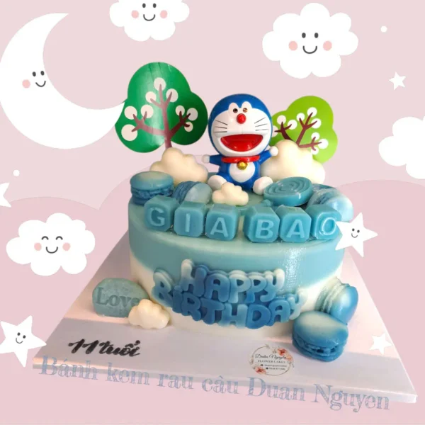 Bánh Doraemon Blue Sinh Nhật – Duẫn Nguyễn Cakes Thủ Đức