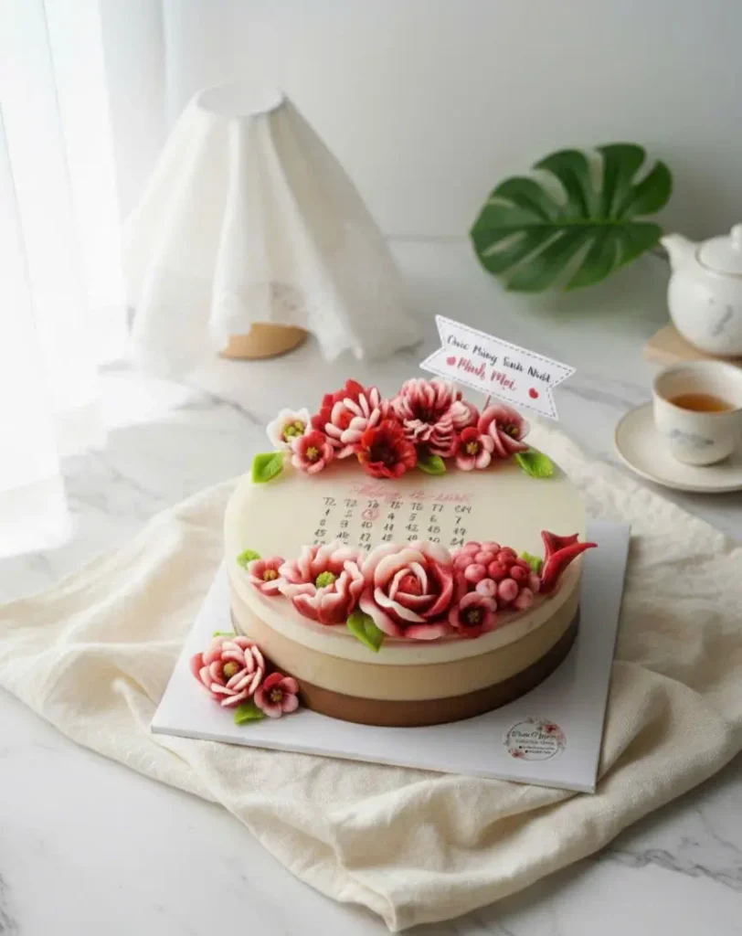 bánh rau câu quyển lịch sinh nhật độc đáo thủ đức duẫn nguyễn