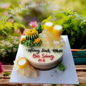 Bánh Ly Bia & Xương Rồng Tặng Ba