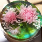 Bánh rau câu 3D hoa mẫu đơn — giữ form đẹp, trong suốt khi làm đúng kỹ thuật