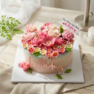 Bánh Kem Rau Câu Hoa Hồng Tặng Mẹ, Món Quà Ý Nghĩa